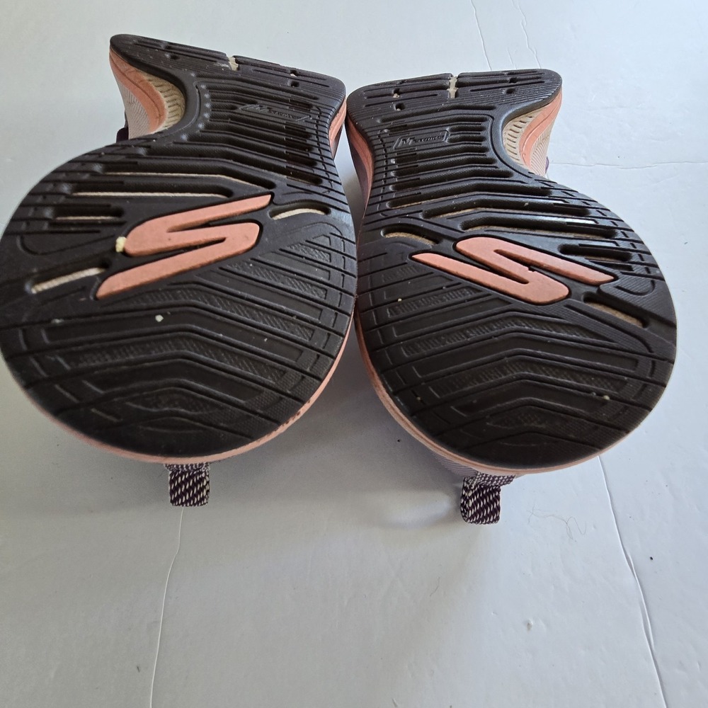 Skechers Goga Mat Air Cooled Ultra Flight‎ Plum Sneakers Womens 9.5 SN 128103 - Picture 10 of 11